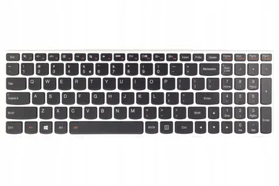 Produktbild von Tradebit - Tastatur für Lenovo | Englisch US QWERTY INT | Volle Kompatibilität | Hochwertige Materialien | Modelle: IdeaPad Z51-70