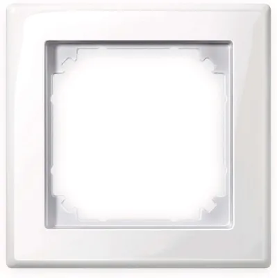 Produktbild von Merten 478119 Abdeckrahmen 1-fach System M polarweiß glänzend