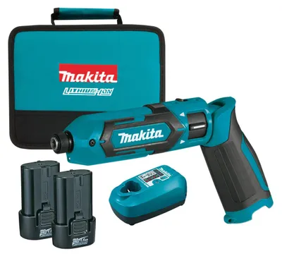 Produktbild von Akku-Knickschlagschrauber TD022DSE 7,2Volt (blau/schwarz, 2x Li-Ionen Akku 1,5Ah)