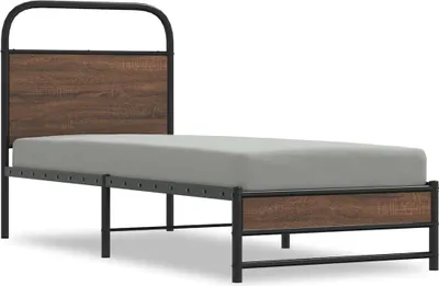 Obrázek produktu pro vidaXL Rám postele bez matrace 80x200 cm hnědý dubový vzhled