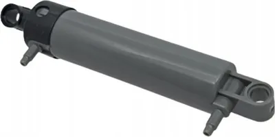 A single LEGO Technic pneumatic cylinder is shown against a white background.