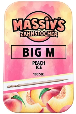 Immagine prodotto di Stuzzicadenti Wonder Massiv's Big M Confezione da 100 pezzi