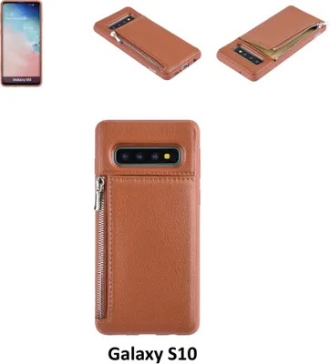 Immagine prodotto di Cover posteriore per Galaxy S10 - Marrone