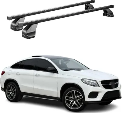 Produktbild von Menabo Dachträger Grundtäger für Mercedes GLE C292 2015-2019 75kg Stahl Schwarz