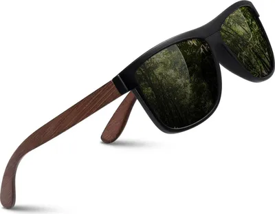 Produktbild von CGID Holz Sonnenbrille Polarisiert Damen Herren UV400 Cat 3 M07