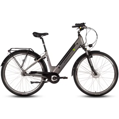 Produktbild von SAXONETTE Comfort Plus 4.0,Elektro  , ebike , 418 Wh Intube-Akku große Reichweite für den Alltag, E-Bike, Elektrofahrrad (Rahmenhöhe 50, silber matt)