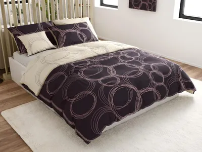 Obrázek produktu pro Bavlněné povlečení BUBBLES BLEND černé Rozměr povlečení: 70 x 90 cm | 140 x 200 cm