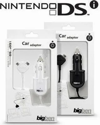 Produktbild von 2in1 KFZ Power Adapter 12V Weiß für Nintendo