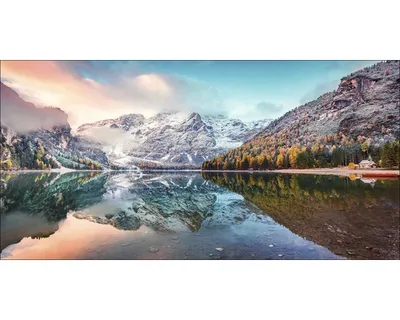 Produktbild von Giclée Leinwandbild Wildsee VI 120x60 cm