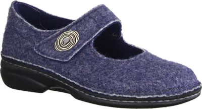 Produktbild von Finn Comfort Ramsau Damen geschlossener Hausschuh,Marine, Doublefilz - Marken Finn Comfort, Blau