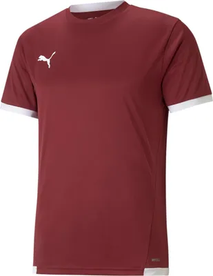 Image de Puma Teamliga Jersey Short Sleeve Kids - Bordeaux / White