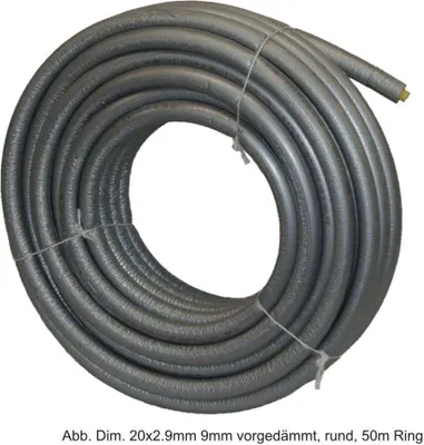 Produktbild von Rehau Universalrohr Rautitan stabil 16.2x2.6mm 13mm vorgedämmt, rund, 25m Ring