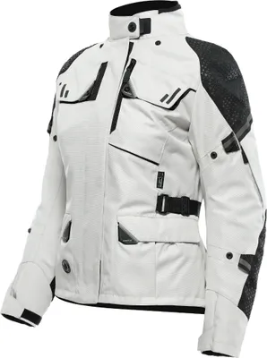 Produktbild von Dainese Ladakh 3L D-Dry Damen Motorrad Textiljacke, weiß/schwarz, 38