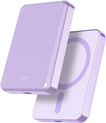 Image de PB MagSafe 5000mAh Mini Magnet USB C 15W Violet