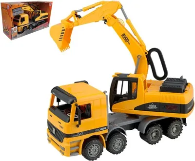 Produktbild von Baufahrzeug mit drehbarem Bagger