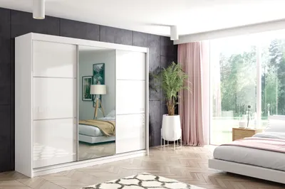 Produktbild von ALTDECOR Schwebetürenschrank mit Spiegel VIVONA - 240x216