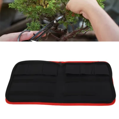 Imagen del producto de Bolsa para herramientas Bonsaii, bolsa para herramientas, bolsa para guardar tijeras, estuche de almacenamiento, estuche para guardar herramientas de corte
