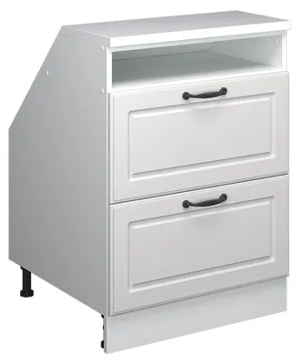Image de Meuble de rangement sous pente Vicco Rion Blanc campagne 60x81.6cm 2 tiroirs, 60 cm de profondeur, Model 60190
