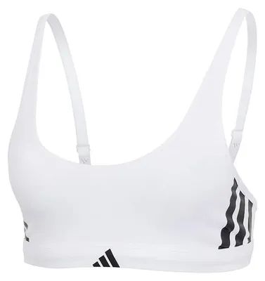 Productafbeelding van adidas dames sport-BH Scoop Bralette - Actieve essentials katoen, 3 strepen