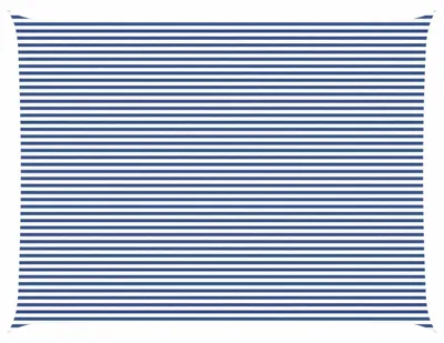 Produktbild von vidaXL Sonnensegel Blau und Weiß 8 x 6 m 100 % Polyester Oxford