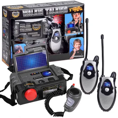 Obrázok produktu pre Walkie Talkie vysielačky + centrála, policajné Jokomisiada