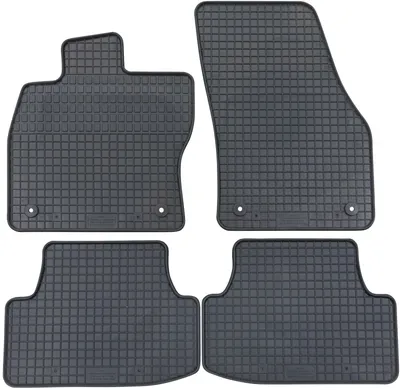 Produktbild von für Seat Ateca ab 07/2016 Passform Fußmatten PETEX Gummimatten 4-teilig schwarz Allwettermatten Gummifußmatten