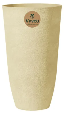 Image de Vyveo - Pot de fleurs Tower - Beige (rétro) - 35 x 61