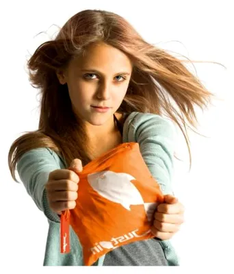Produktbild von Umkleidehilfe für den Strand, Surfponcho, Umziehhilfe für Damen und Herren, kompakt und ultraleicht aus Funktionsstoff – Badeponcho, Mikrofaser, Orange