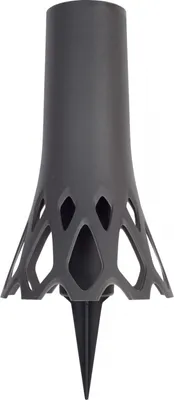 Image de Vase de cimetière Roseta anthracite - avec encens 1,3l