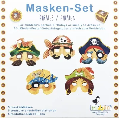 Produktbild von Set Masken für Piratenpartei, Fridolin