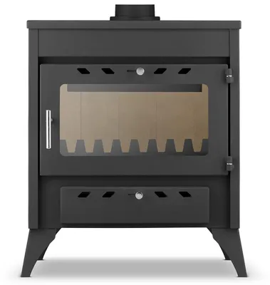 Immagine prodotto di ZVEZDA Kapriz, Stufa a legna con focolare largo, 13,2 kW, Ø 130 mm