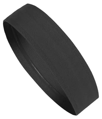 Produktbild von Sportliches Stirnband, rutschfest, feuchtigkeitsableitend, weich und elastisch, Schweißband für Damen und Herren, ideal für Fitness, Yoga, Laufen, Schwarz