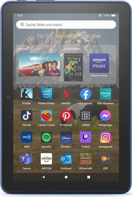 Obrázok produktu pre Amazon Fire HD 8 Tablet 2022 mit Alexa 20,32cm (8 Zoll) HD-Display 32 GB mit Spezialangeboten - Blau