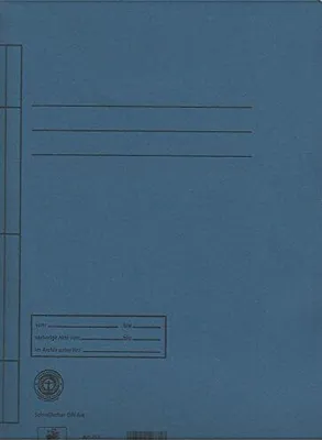 Produktbild von 5 Stck. Karton-Schnellhefter, DIN A4, blau