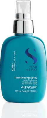 Produktbild von Alfaparf Milano Semi Di Lino Curls Reactivating Spray Styling-Spray Für den Glanz lockiger und krauser Haare 125 ml