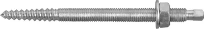 Produktbild von STUBAI Figurenschraube m. Sechskantmutter 200 mm, ohne Flügelmutter und Beilagscheibe