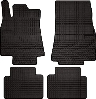 Immagine prodotto di Tappetini auto in gomma adatto per Mercedes A- Klasa W169 (2004-2012, hatchback) neri, set 4 pz, con fissaggi