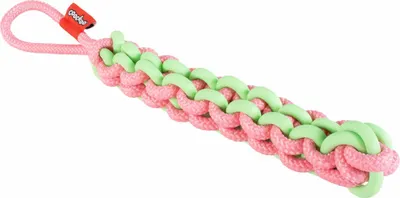Immagine prodotto di Giocattolo per cani Coockoo Twisting Tugger verde/rosa