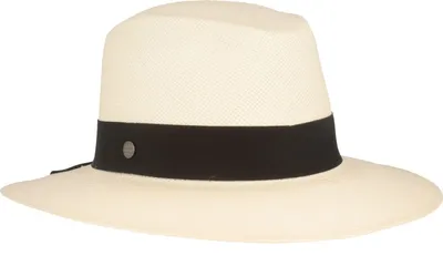 Feiner Original Damen Panamahut Schleife hinten UV 50+ von Hut-Breiter in weiß
