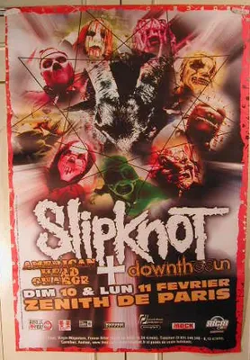 Image de Slipknot - 2004 - AFFICHE / POSTER - 81x115cm
