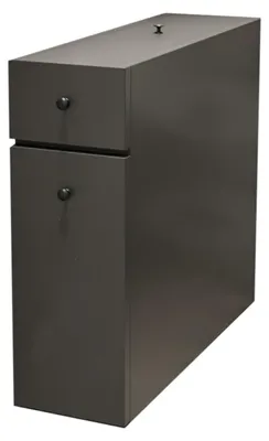 Immagine prodotto di Mobile bagno in legno "Calencia" - 60 x 19 x 55 cm - Grigio antracite