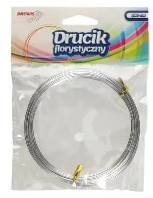 Zdjęcie produktu dla Druciki florystyczne 3mx2mm srebrne