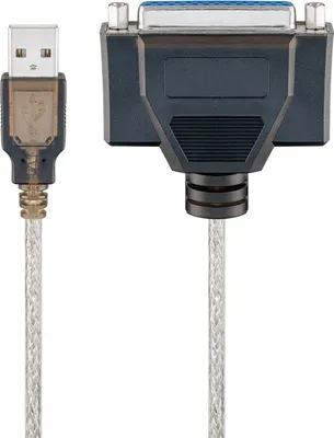 Obrázok produktu pre Goobay USB kábel k tlačiarni, priehľadný, 1,5 m