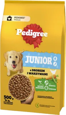 Zdjęcie produktu dla Pedigree Junior Średnie Rasy Medium Sucha Karma Dla Psa Szczeniąt 500 G