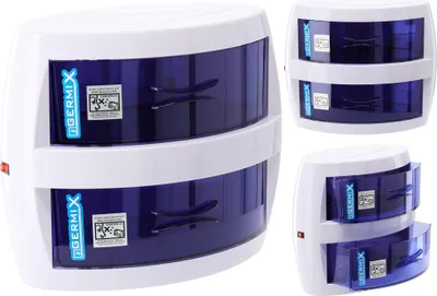 Produktbild von UV-Sterilisator 2-Kammer für Friseur und Kosmetik Sterilisationsgerät Desinfektionsgerät