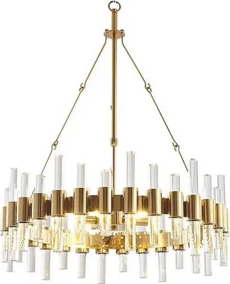 Zdjęcie produktu dla Lichten - żyrandol kryształowy 60cm złoty