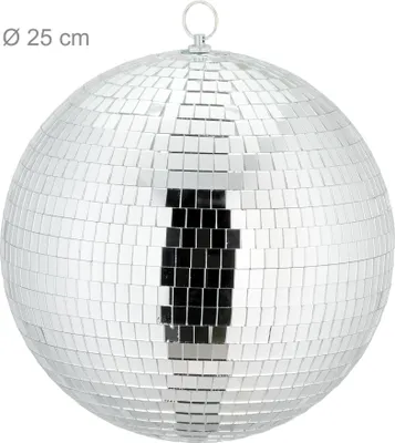 Image de Miroir boule disco 25 cm - Décoration de fête à fixer au plafond