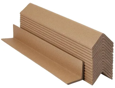 Produktbild von BENECREAT Set mit 60 Karton-Eckenschutz, 4 mm dicke, verstärkte Karton-Kantenschutz, verstärkte Eckenschutz für Verpackung, Versand und Lagerung, Packung mit 60 Stück, 300 x 40 x 40