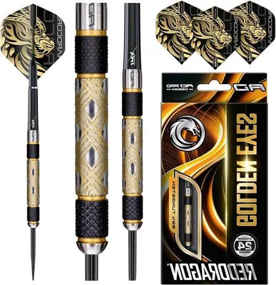 Produktbild von Famanu Dartpfeile 22-32 Gramm - Professionell mit Flights und Dart Schäften