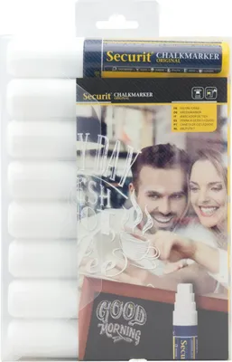 Produktbild von Securit Kreidestifte 15mm weiß (8 Stück)